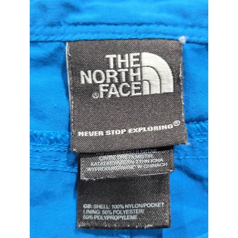 The North Face Mens Swim Surf Board Shorts Trunks Bright Blue Unlined Sz 38